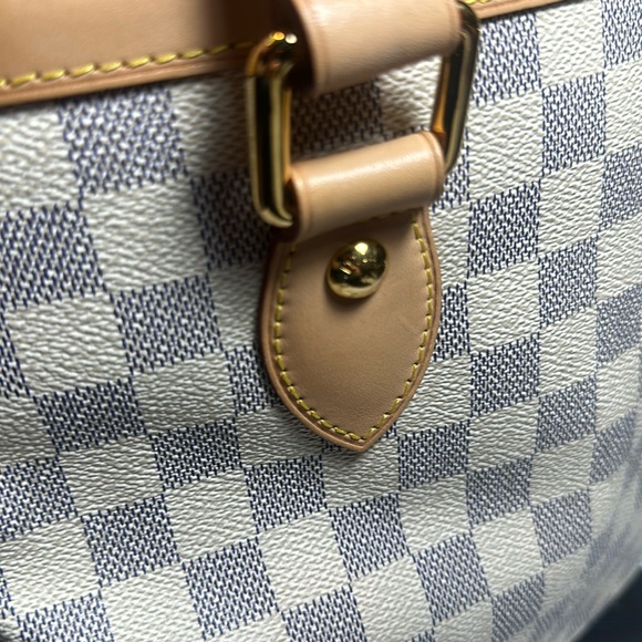 Louis Vuitton purse shoulder bag Handbag “Damier Azur” Hampstead PM - Picture 5 of 16